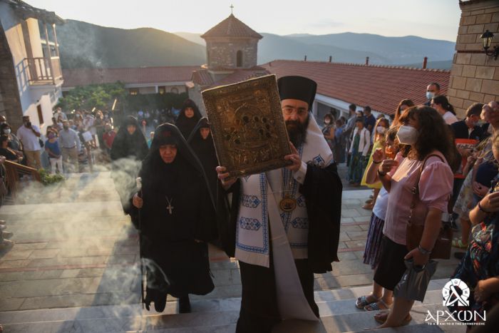 &Pi;&alpha;&nu;&eta;&gamma;&upsilon;&rho;&iota;&kappa;ό&sigmaf; &Alpha;&rho;&chi;&iota;&epsilon;&rho;&alpha;&tau;&iota;&kappa;ό&sigmaf; &Epsilon;&sigma;&pi;&epsilon;&rho;&iota;&nu;ό&sigmaf; &sigma;&tau;&eta;&nu; &Iota;. &Mu;&omicron;&nu;ή &Pi;&alpha;&nu;&alpha;&gamma;ί&alpha;&sigmaf; &Mu;&alpha;&lambda;&epsilon;&beta;ή&sigmaf; (&epsilon;&iota;&kappa;ό&nu;&epsilon;&sigmaf;)