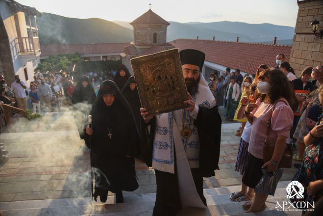 &Pi;&alpha;&nu;&eta;&gamma;&upsilon;&rho;&iota;&kappa;ό&sigmaf; &Alpha;&rho;&chi;&iota;&epsilon;&rho;&alpha;&tau;&iota;&kappa;ό&sigmaf; &Epsilon;&sigma;&pi;&epsilon;&rho;&iota;&nu;ό&sigmaf; &sigma;&tau;&eta;&nu; &Iota;. &Mu;&omicron;&nu;ή &Pi;&alpha;&nu;&alpha;&gamma;ί&alpha;&sigmaf; &Mu;&alpha;&lambda;&epsilon;&beta;ή&sigmaf; (&epsilon;&iota;&kappa;ό&nu;&epsilon;&sigmaf;)