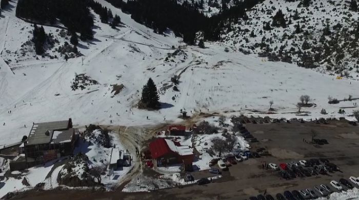 Μαίναλο - Βόλτα πάνω από το Χιονοδρομικό με drone! (vd)