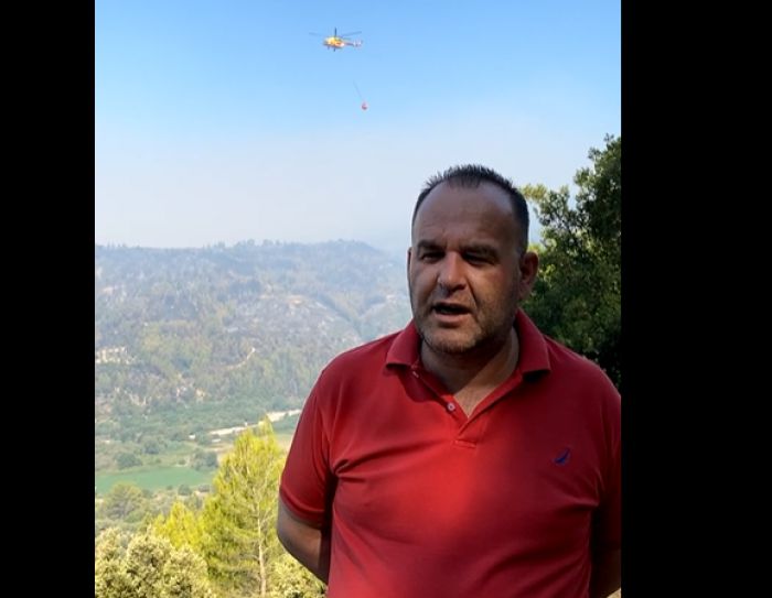 Δήμαρχος Γορτυνίας: &quot;Αυτή τη στιγμή δεν υπάρχει κίνδυνος, αλλά δεν εφησυχάζουμε&quot; (vd)