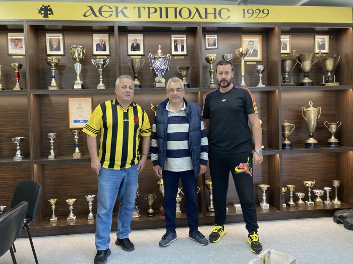 Γενικός Αρχηγός στην ΑΕΚ Τρίπολης η παλιά δόξα της ομάδας, Γιώργος Συνοδινός!
