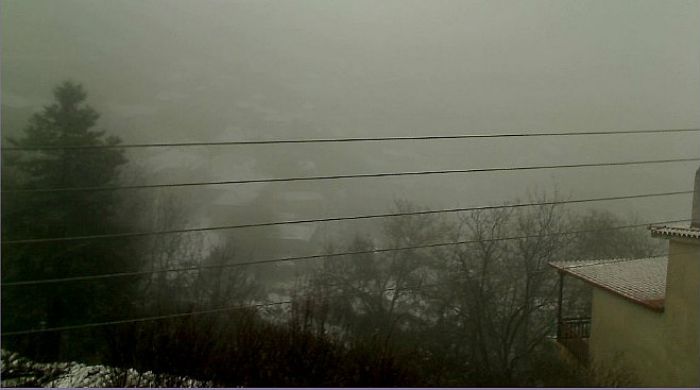 Χιόνι και ομίχλη στα Μαγούλιανα Γορτυνίας – Δείτε live!