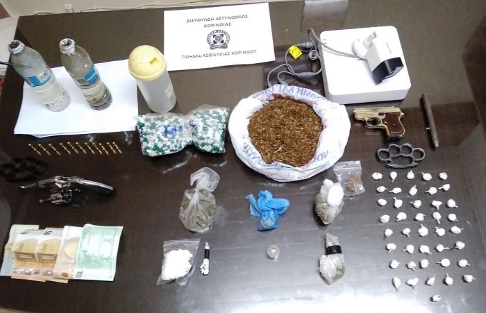 Εξαρθρώθηκε εγκληματική οργάνωση που διακινούσε κοκαΐνη και κάνναβη σε περιοχές της Κορινθίας και της Αττικής