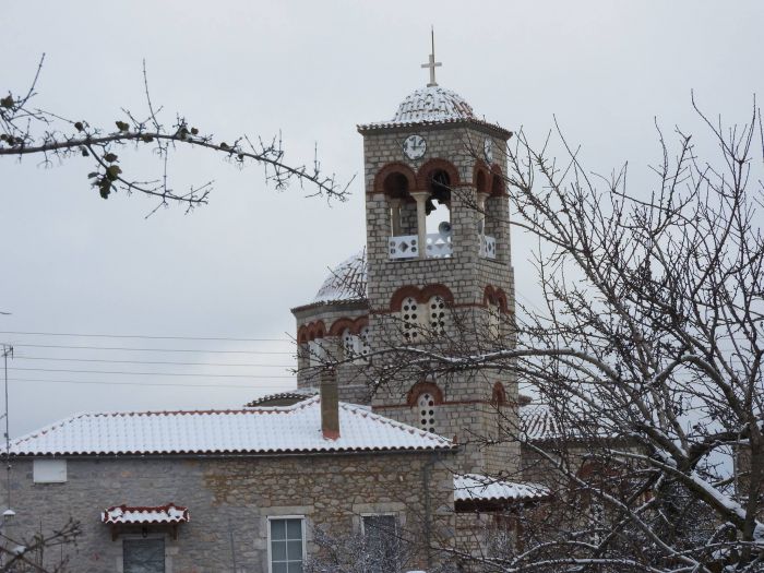 Τα χιονισμένα Πελετά Κυνουρίας (εικόνες)