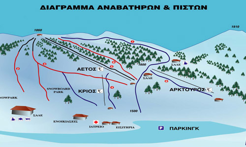Ανοιχτές πίστες και αναβατήρες την Κυριακή στο Χιονοδρομικό Μαινάλου