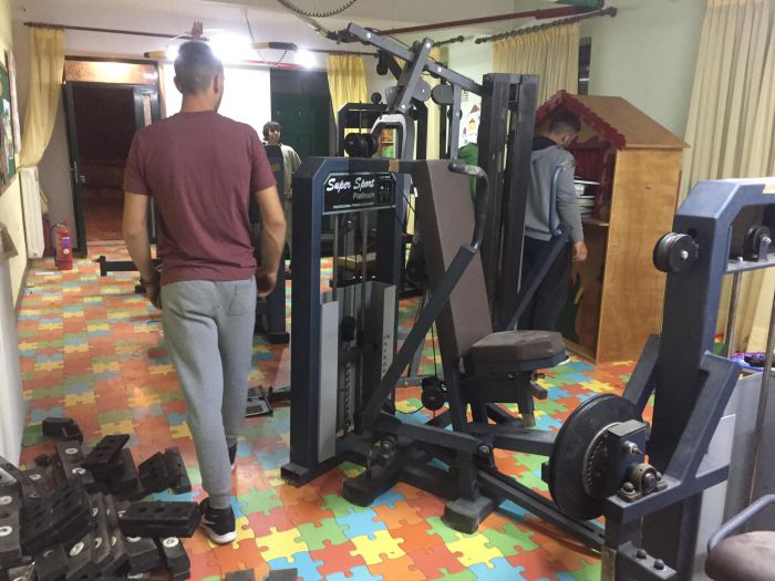 Έτοιμο το γυμναστήριο στην Κανδήλα με τη βοήθεια του Δήμου Τρίπολης (εικόνες)
