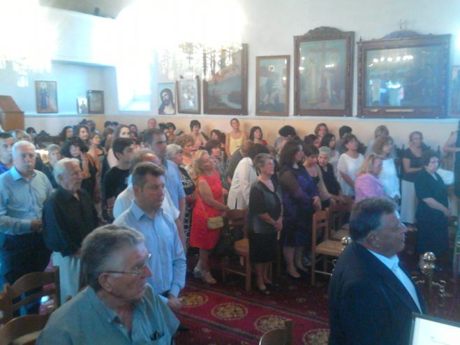 Ο εορτασμός της Κοιμήσεως της Θεοτόκου στη Γαρέα (εικόνες)