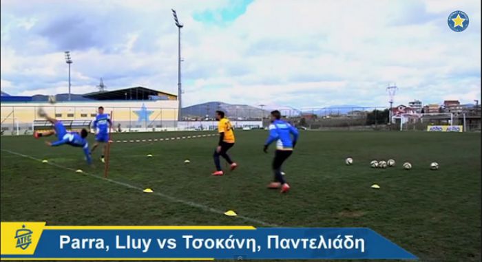 Προπόνηση στον Αστέρα με ... ψαλιδάκια! (vd)