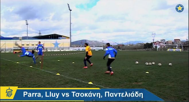 Προπόνηση στον Αστέρα με ... ψαλιδάκια! (vd)