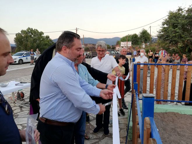 Μία παιδική χαρά δώρισε στο Πυρρί Γορτυνίας η Πανελλήνια Ομοσπονδία Αστυνομικών Υπαλλήλων