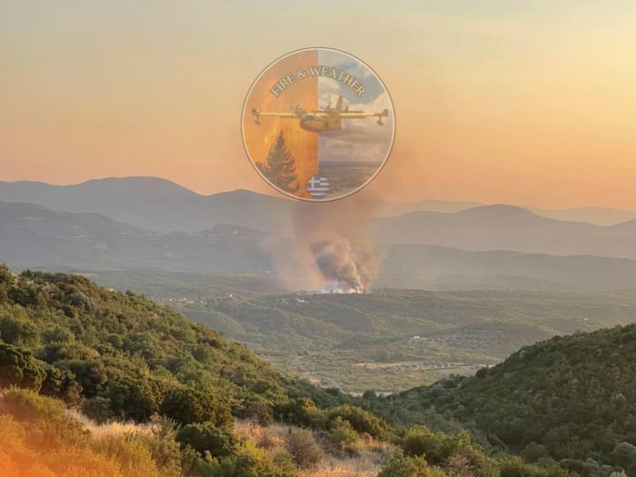 Υπό έλεγχο η πυρκαγιά στο Ρούτσι Μεγαλόπολης (vd)