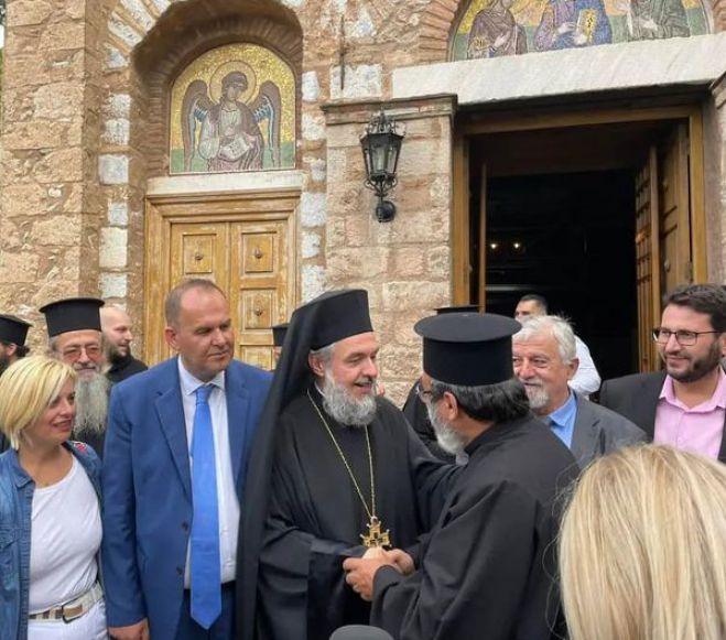 &Delta;ή&mu;&alpha;&rho;&chi;&omicron;&sigmaf; &Mu;&epsilon;&gamma;&alpha;&lambda;ό&pi;&omicron;&lambda;&eta;&sigmaf;: "Ύ&psi;&iota;&sigma;&tau;&omicron;&sigmaf; &sigma;&epsilon;&beta;&alpha;&sigma;&mu;ό&sigmaf; &kappa;&alpha;&iota; &eta; &alpha;&gamma;ά&pi;&eta; &mu;&alpha;&sigmaf; &sigma;&tau;&omicron; &pi;&rho;ό&sigma;&omega;&pi;&omicron; &tau;&omicron;&upsilon; &nu;έ&omicron;&upsilon; &mu;&alpha;&sigmaf; &Pi;&omicron;&iota;&mu;&epsilon;&nu;ά&rho;&chi;&eta;"