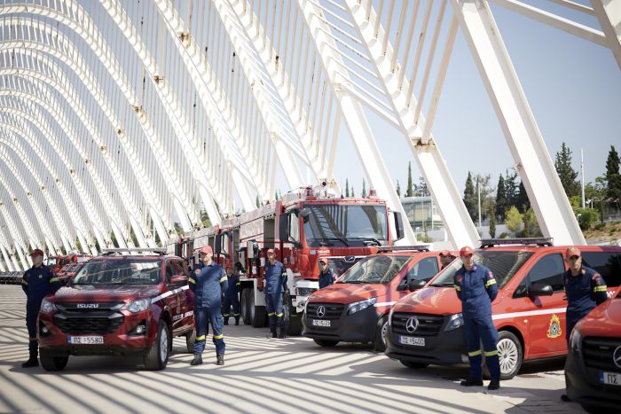 19 νέα πυροσβεστικά οχήματα στις Πυροσβεστικές Υπηρεσίες της Περιφέρειας Πελοποννήσου