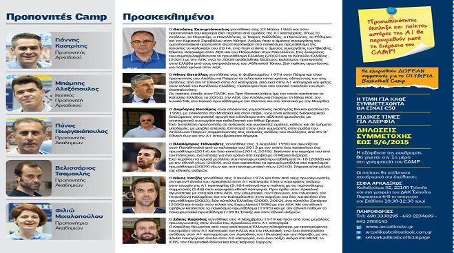 Μεγάλα ονόματα «2ο SEFA Basketball Camp»!