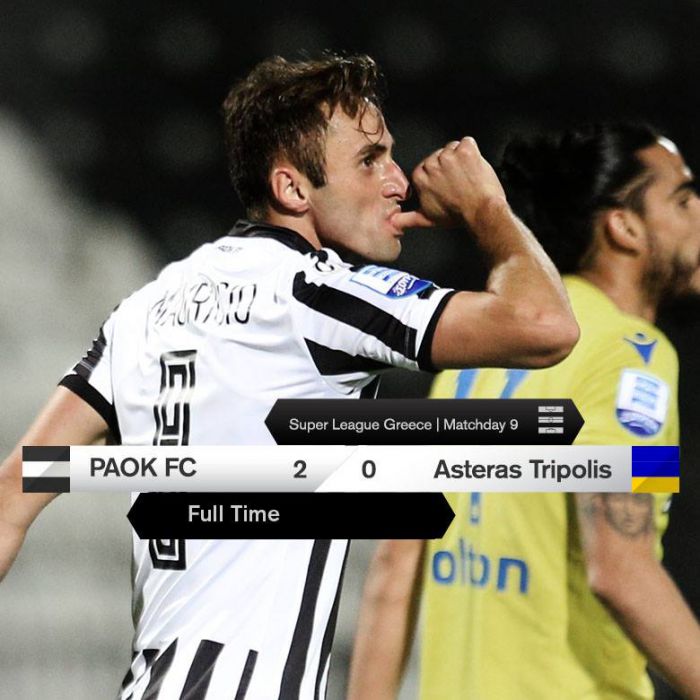 &Alpha;&sigma;&tau;έ&rho;&alpha;&sigmaf; | Έ&pi;&alpha;&iota;&xi;&epsilon; &mu;ό&nu;&omicron; &sigma;&tau;&omicron; &beta;' &eta;&mu;ί&chi;&rho;&omicron;&nu;&omicron;, έ&chi;&alpha;&sigma;&epsilon; &mu;&epsilon; 2-0 &alpha;&pi;ό &tau;&omicron;&nu; &Pi;&Alpha;&Omicron;&Kappa; (vd)