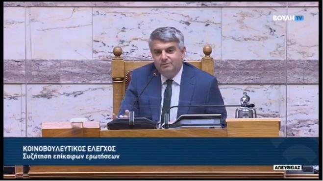 Νέα παρέμβαση Οδυσσέα στη Βουλή για την έλλειψη οδηγών ασθενοφόρων: "Η αξιοποίηση πυροσβεστών είναι μια καλή λύση" (vd)