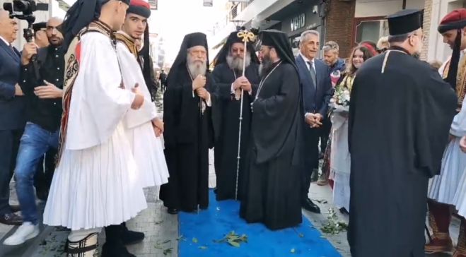 Live &eta; &epsilon;&nu;&theta;&rho;ό&nu;&iota;&sigma;&eta; &tau;&omicron;&upsilon; &nu;έ&omicron;&upsilon; &Mu;&eta;&tau;&rho;&omicron;&pi;&omicron;&lambda;ί&tau;&eta; &Mu;&alpha;&nu;&tau;&iota;&nu;&epsilon;ί&alpha;&sigmaf; &kappa;&alpha;&iota; &Kappa;&upsilon;&nu;&omicron;&upsilon;&rho;ί&alpha;&sigmaf; &kappa;. &Epsilon;&pi;&iota;&phi;&alpha;&nu;ί&omicron;&upsilon; &sigma;&tau;&eta;&nu; &Tau;&rho;ί&pi;&omicron;&lambda;&eta;