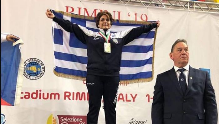 Χρυσό μετάλλιο κέρδισε η Κωστοπούλου στο πανευρωπαϊκό πρωτάθλημα tkd-itf!