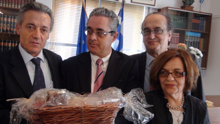 Η εκδήλωση της Παγγορτυνιακής για την κοπή της πρωτοχρονιάτικης πίττας (εικόνες)