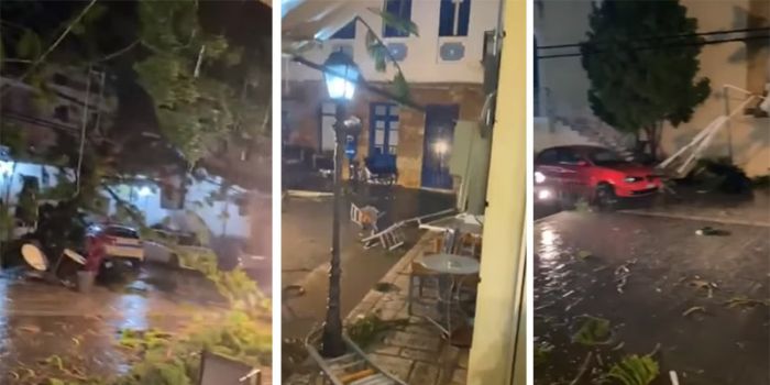 Κακοκαιρία | Ζημιές από την καταιγίδα στην Κορώνη – Διακοπή ρεύματος στη Μάνη (εικόνες)
