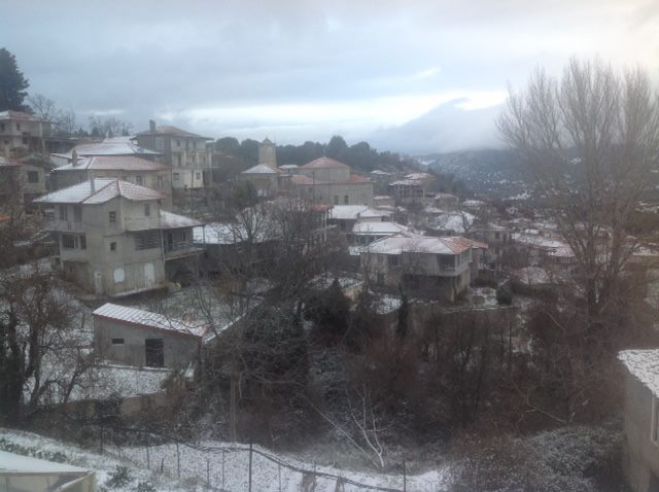 Λευκό σκηνικό (και) στο Βαλετσινίκο!