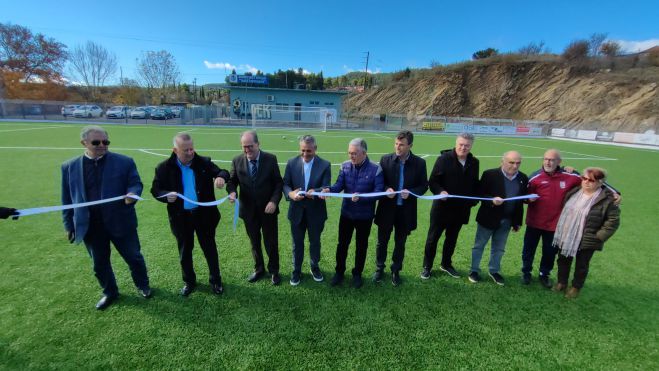 Εγκαινιάστηκε το γήπεδο ''Τάσος Μουκάκης'' | Τζιούμης: «Έχουμε εξασφαλίσει τέσσερα σύγχρονα και ασφαλή γήπεδα ποδοσφαίρου στον Δήμο Τρίπολης»