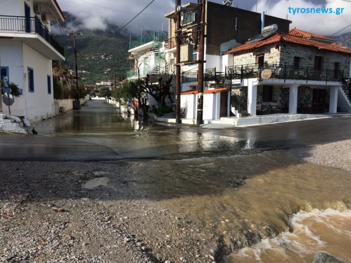 Τυρός | Κατέβασε νερό ο χείμαρρος &quot;Πρεγασιώτης&quot;! (εικόνες)