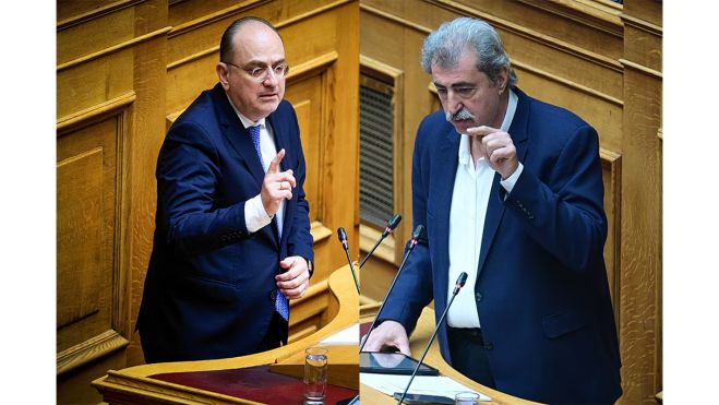 &Pi;&omicron;&lambda;ά&kappa;&eta;&sigmaf; &sigma;&tau;&eta; &Beta;&omicron;&upsilon;&lambda;ή: "&Sigma;&kappa;&alpha;&sigma;&mu;ό&sigmaf;, &Lambda;&alpha;&zeta;&alpha;&rho;ί&delta;&eta;, &tau;ώ&rho;&alpha; &mu;&iota;&lambda;ά&omega; &epsilon;&gamma;ώ"! (vd)