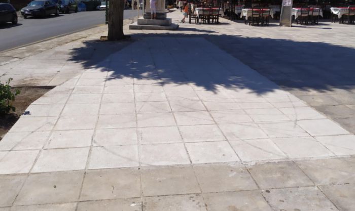 Πλατεία Λεβιδίου | Σε αποκατάσταση φθορών προχώρησε ο Δήμος Τρίπολης (εικόνες)