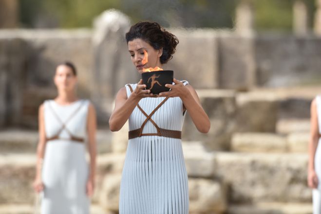 Οι πρόβες Αφής της Ολυμπιακής Φλόγας στην Αρχαία Ολυμπία μέσα από το φακό του Βασίλη Κουτρουμάνου!
