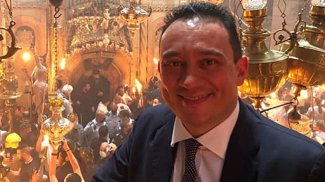 Κώστας Βλάσης | Πρώτη Ανάσταση και ευχές από τον Πανάγιο Τάφο!