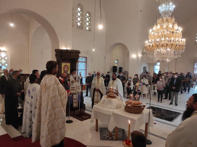 &Omicron; &Epsilon;&sigma;&pi;&epsilon;&rho;&iota;&nu;ό&sigmaf; &tau;&eta;&sigmaf; &Alpha;&gamma;ί&alpha;&sigmaf; &Tau;&rho;&iota;ά&delta;&alpha;&sigmaf; &sigma;&tau;&eta;&nu; &Tau;&rho;ί&pi;&omicron;&lambda;&eta; (&epsilon;&iota;&kappa;ό&nu;&epsilon;&sigmaf;)