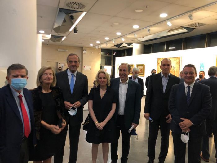 &Kappa;ώ&sigma;&tau;&alpha;&sigmaf; &Beta;&lambda;ά&sigma;&eta;&sigmaf;: "Ά&rho;&omega;&mu;&alpha; &Alpha;&rho;&kappa;&alpha;&delta;ί&alpha;&sigmaf; &sigma;&tau;&omicron; Ί&delta;&rho;&upsilon;&mu;&alpha; &Mu;&iota;&chi;ά&lambda;&eta;&sigmaf; &Kappa;&alpha;&kappa;&omicron;&gamma;&iota;ά&nu;&nu;&eta;&sigmaf;" (&epsilon;&iota;&kappa;ό&nu;&epsilon;&sigmaf;)