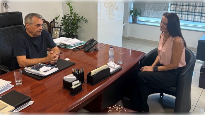 Κώστας Τζιούμης: “Σε εξαιρετικό κλίμα η συνάντηση με τη νέα Διοικήτρια του Παναρκαδικού Νοσοκομείου"