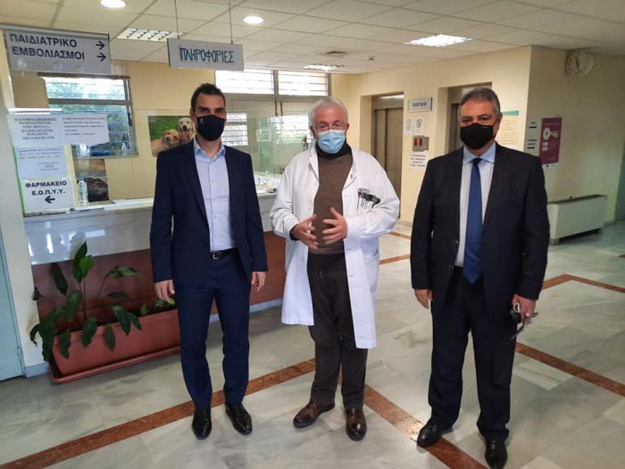 Στο Κέντρο Υγείας Τρίπολης ο Γενικός Γραμματέας Πρωτοβάθμιας Φροντίδας του Υπουργείου Υγείας