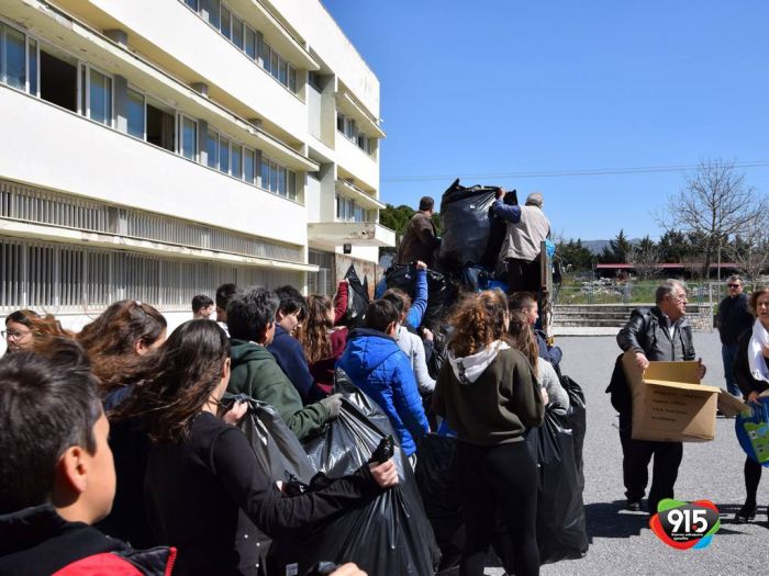 Το 2ο Γυμνάσιο Τρίπολης στον Πανελλήνιο εκπαιδευτικό διαγωνισμό ανακύκλωσης (vd)