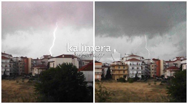 Συμβαίνει τώρα - Ισχυρή καταιγίδα στην Τρίπολη! (vd)