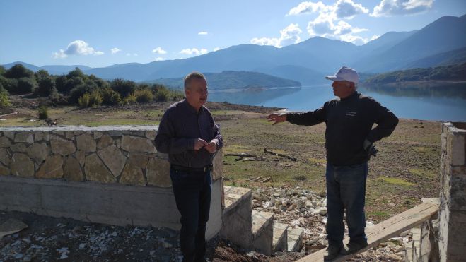Σκαντζός: "Σύντομα τελειώνουν τα έργα στην περιοχή της λίμνης Λάδωνα"!