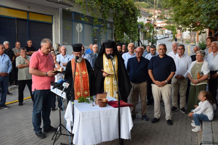 Κώστας Τζιούμης από τα εγκαίνια στη Νεστάνη: «Σήμερα εγκαινιάζουμε ένα σημαντικό και χρήσιμο έργο για τον δήμο μας» (vd)