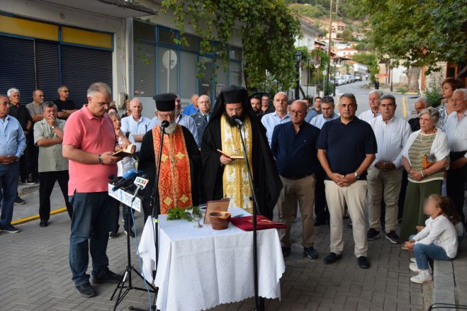 Κώστας Τζιούμης από τα εγκαίνια στη Νεστάνη: «Σήμερα εγκαινιάζουμε ένα σημαντικό και χρήσιμο έργο για τον δήμο μας» (vd)