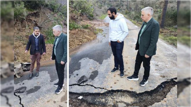 Η παράταξη Μάκαρη καταλογίζει πολιτική ευθύνη για την καθίζηση στο δρόμο προς Ίσαρη – Βάστα