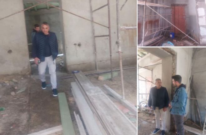 Προχωρούν οι εργασίες για το Μουσείο Λαμπράκη στην Κερασίτσα - Επίσκεψη Τζιούμη (εικόνες)
