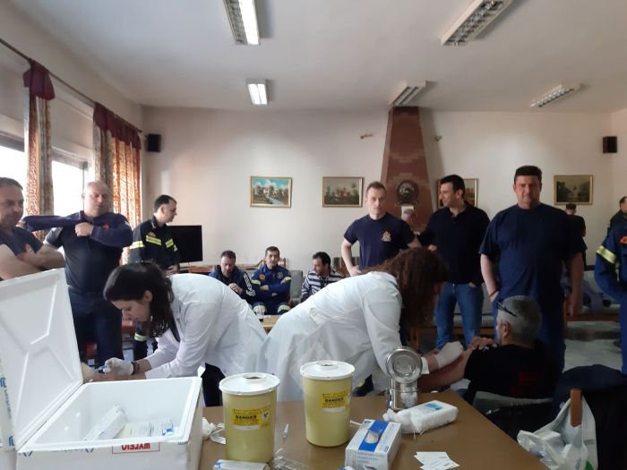 1η ΤΟΜΥ Τρίπολης | Αντιτετανικός εμβολιασμός στο προσωπικό της Πυροσβεστικής! (εικόνες)