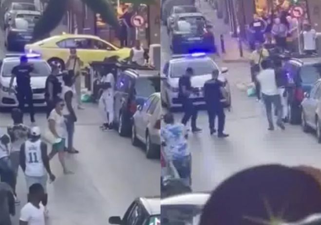 Καμερουνέζος ξυλοκόπησε αστυνομικό στο κέντρο της Αθήνας! (vd)