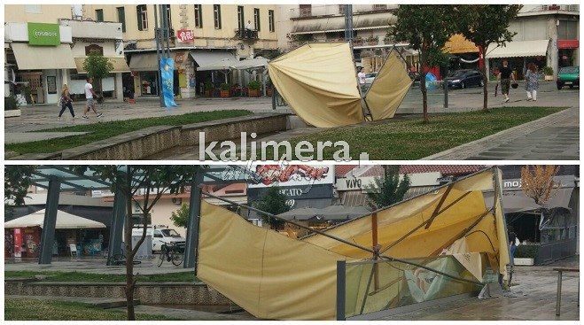 Η καταιγίδα έκανε ... ζημιές στην Τρίπολη! (εικόνες)