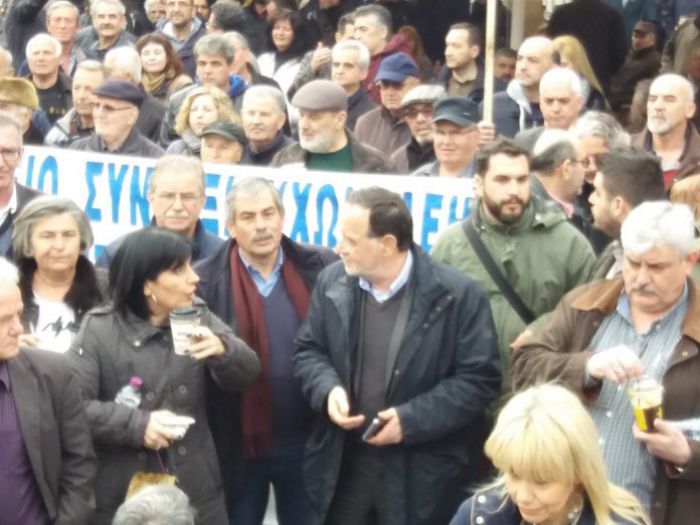 Πτολεμαΐδα - Εργαζόμενοι και από την Αρκαδία στο συλλαλητήριο ενάντια στο ξεπούλημα της ΔΕΗ