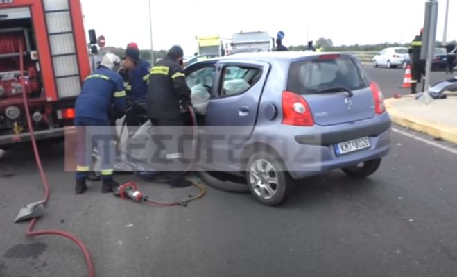 Το βίντεο από το τροχαίο που τραυματίστηκε ο Γιώργος Μπέζος (vd)