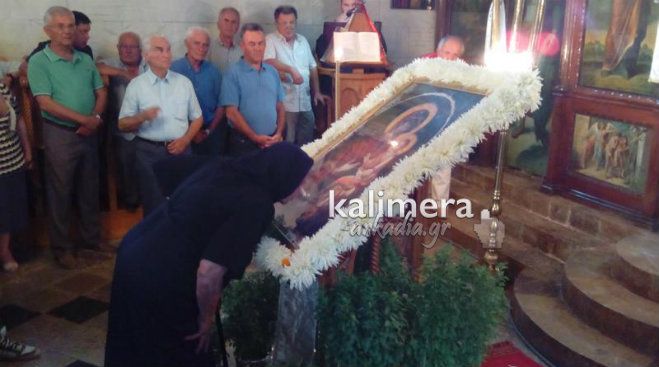 Θαυματουργή Εικόνα της Παναγίας από το Άγιο Όρος υποδέχτηκε η Αετορράχη Γορτυνίας!