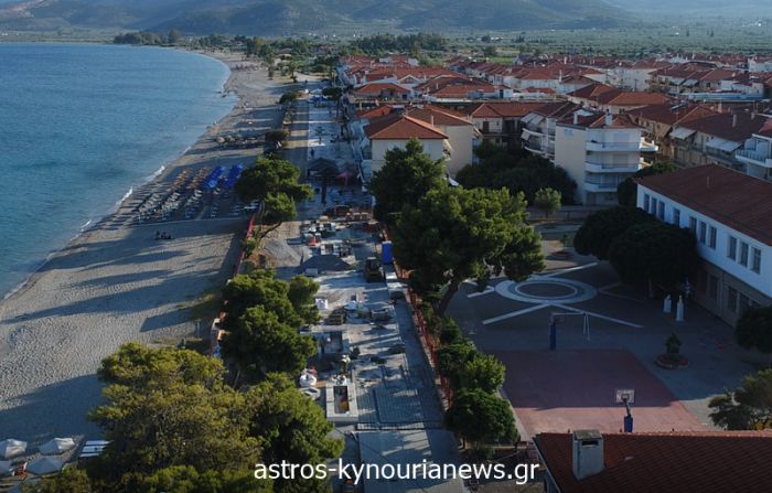 Παράλιο Άστρος | Παράταση μέχρι το τέλος Οκτωβρίου για τα έργα στην οδό "Καλλίτση"