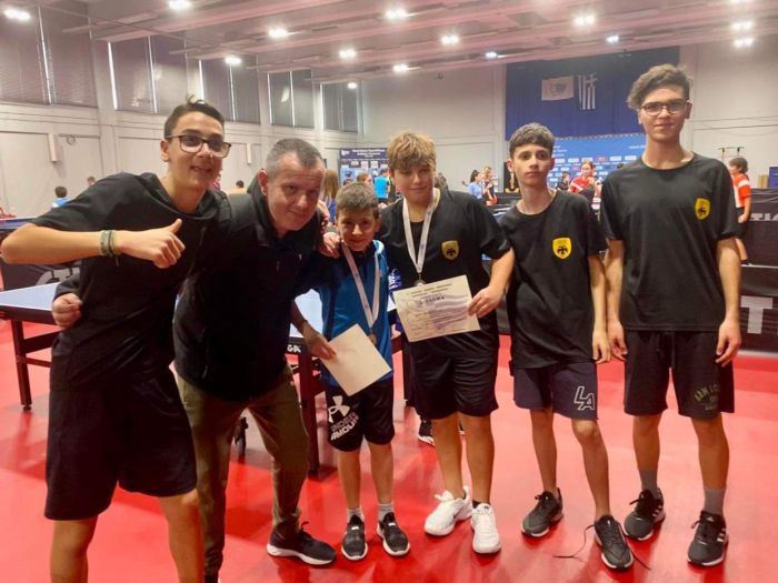 ΑΕΚ Τρίπολης | Χρυσό και χάλκινο μετάλλιο στο πανελλήνιο πρωτάθλημα για το τμήμα της επιτραπέζιας αντισφαίρισης